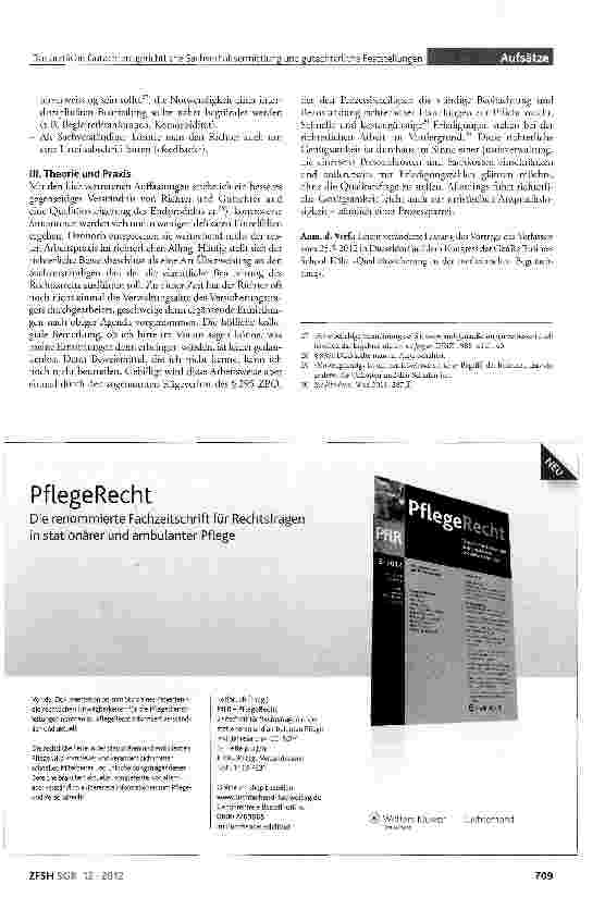 Vorschauseite 4: Das ärztliche Gutachten: gerichtliche Sachverhaltsermittlung und gutachterliche Feststellungen