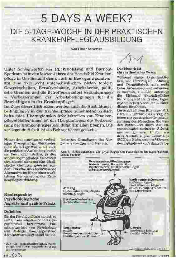 Vorschauseite 1: 5 Days A WEEK?