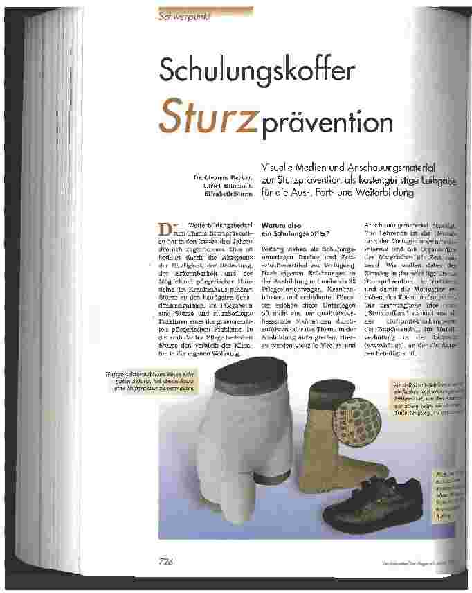 Vorschauseite 1: Schulungskoffer Sturzprävention