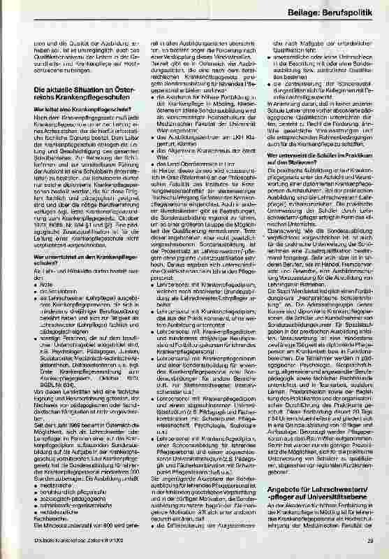 Vorschauseite 2: Zur Situation in Österreich