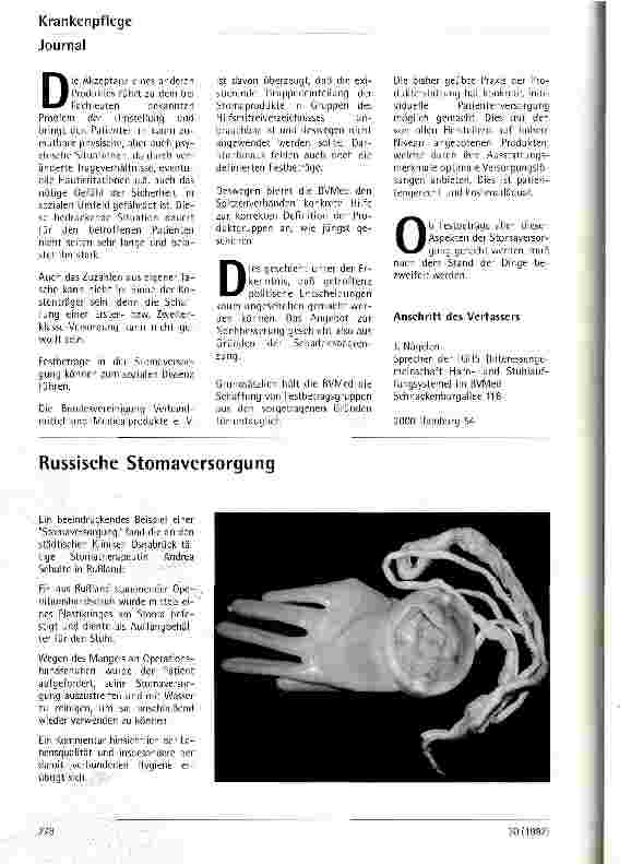 Vorschauseite 3: Problematik der Zuordnung von Stomaversorgungsprodukten in Festbetragsgruppen