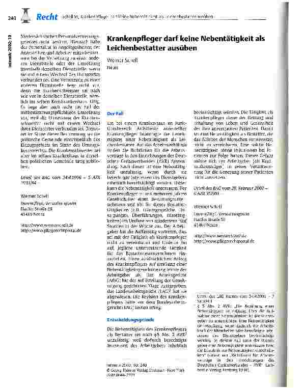 Vorschauseite 2: Über die Umsetzung von Arbeitnehmern entscheidet der Arbeitgeber kraft seines Direktionsrechts nach billigem Ermessen