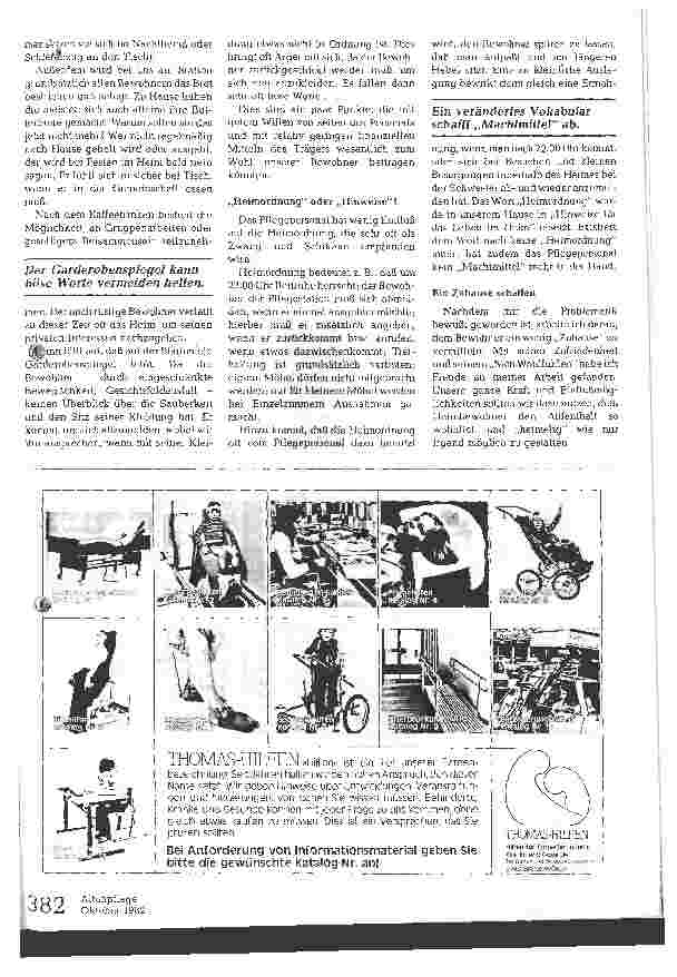 Vorschauseite 4: Der Alltag einer Heimbewohnerin