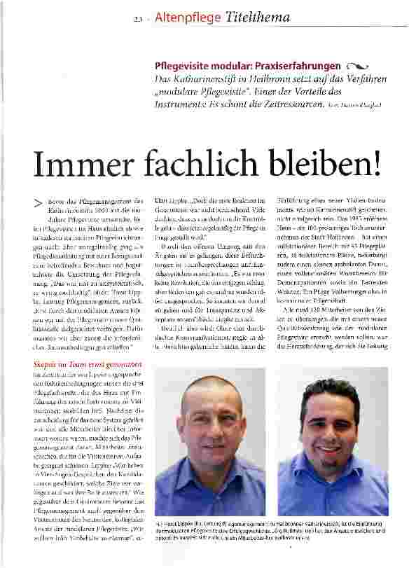 Vorschauseite 1: Immer fachlich bleiben!