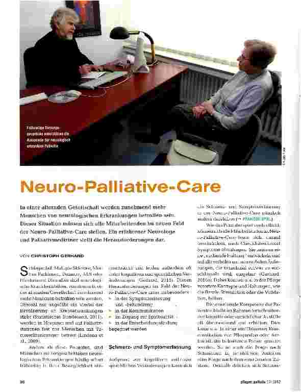 Vorschauseite 1: Neuro-Palliative-Care