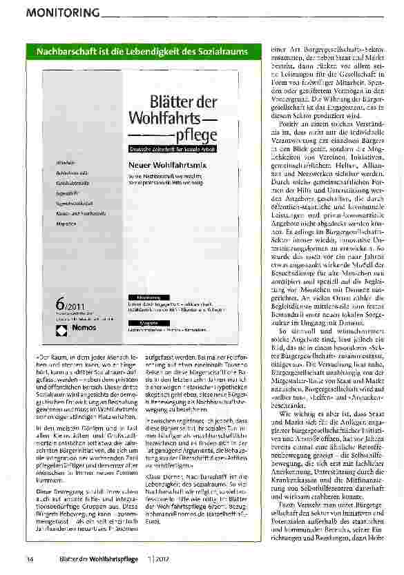 Vorschauseite 2: Verantwortung teilen, Fürsorglichkeit stärken