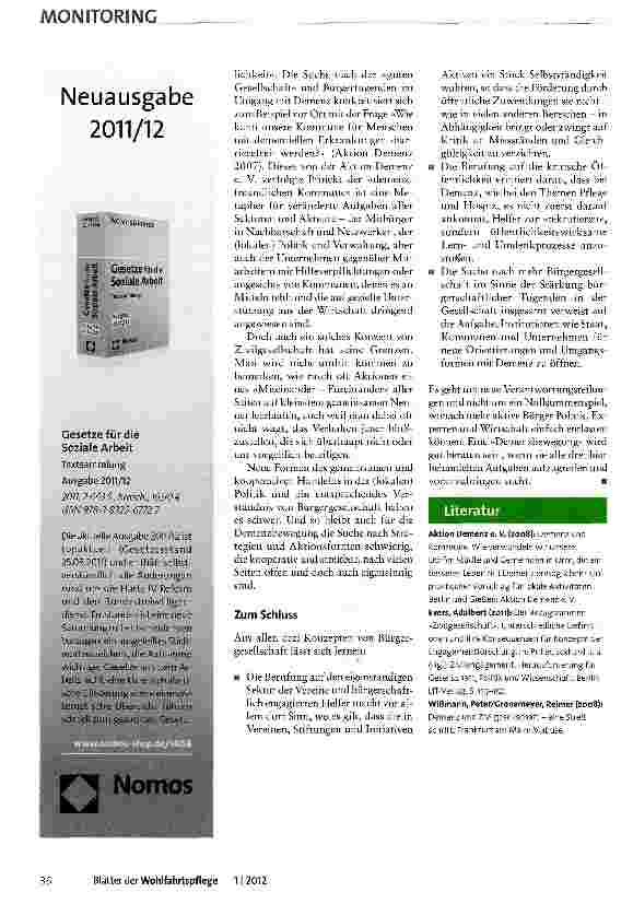 Vorschauseite 4: Verantwortung teilen, Fürsorglichkeit stärken