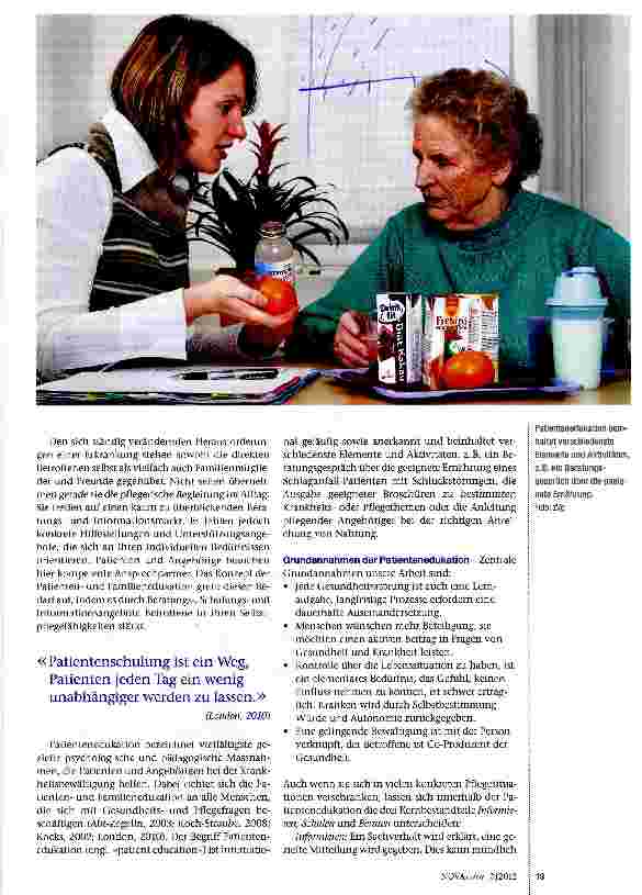 Vorschauseite 2: Patientenedukation