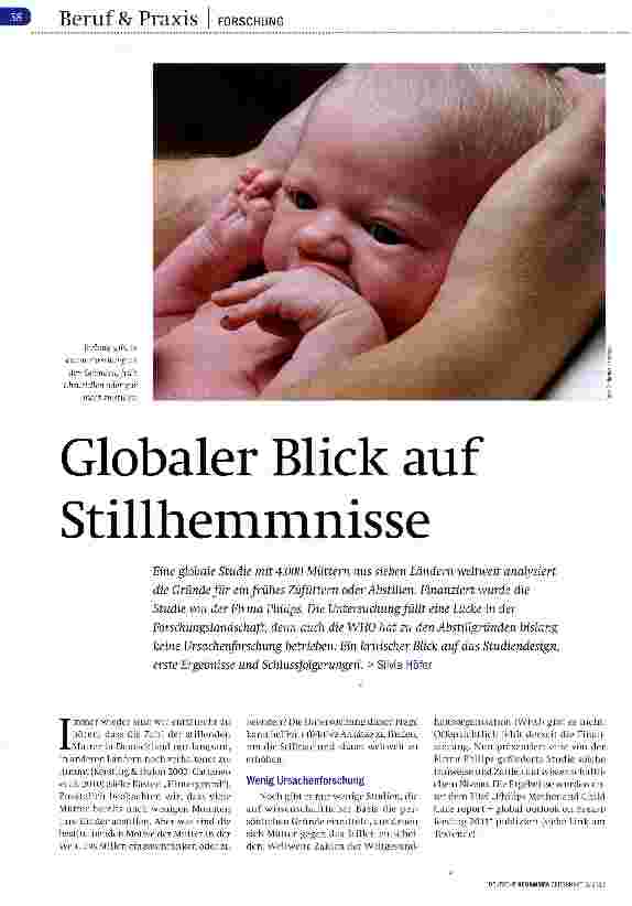 Vorschauseite 1: Globaler Blick auf Stillhemmnisse