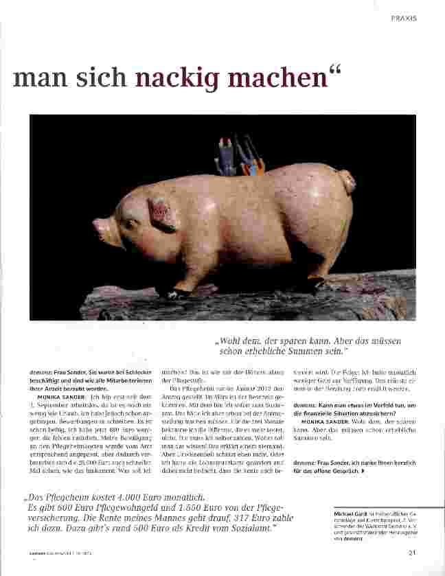 Vorschauseite 2: Vor dem Sozialamt muss man sich nackig machen