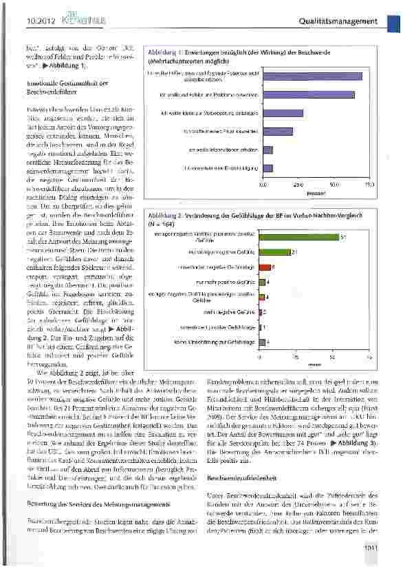 Vorschauseite 2: Evaluation des Beschwerdemanagements am Universitätsklinikum Ulm