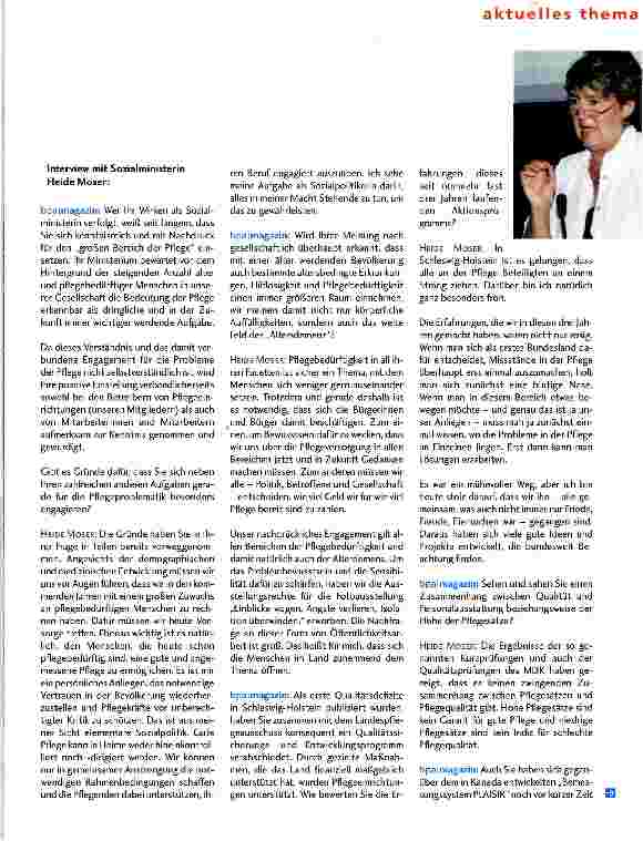 Vorschauseite 2: Das Kieler Modell Avec Plaisir zu einer angemessenen Personalbemessung in Pflegeheimen!
