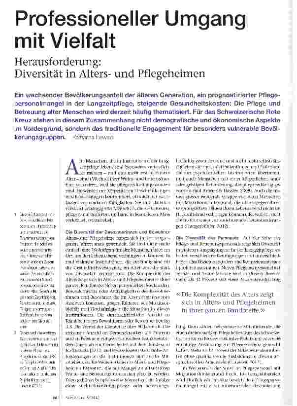 Vorschauseite 1: Professioneller Umgang mit Vielfalt