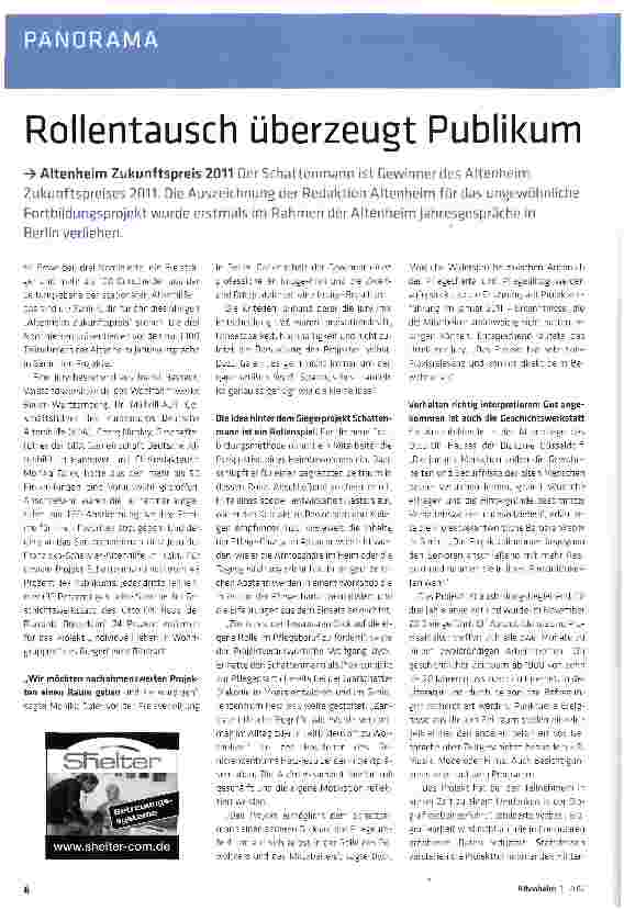 Vorschauseite 1: Rollentausch überzeugt Publikum