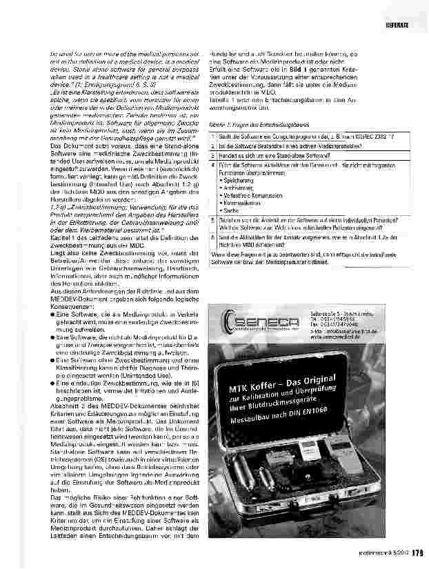 Vorschauseite 4: MEDDEV-Leitfaden 2.1/6 für Software als Medizinprodukt am Beispiel PDMS