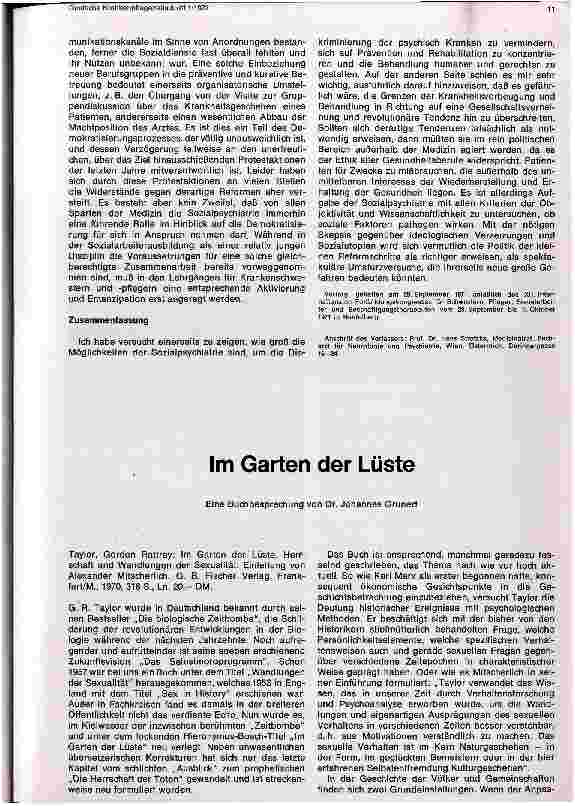 Vorschauseite 4: Möglichkeiten und Grenzen der Sozialpsychiatrie