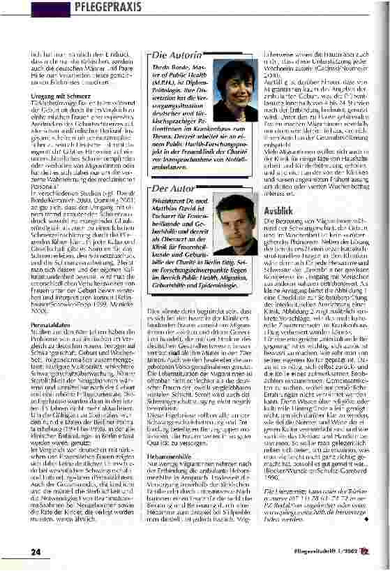 Vorschauseite 4: Ethnisch-kulturelle Aspekte in der Geburtshilfe