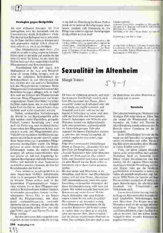 Vorschauseite 4: Seelische Belastungsfaktoren in der stationären Altenpflege