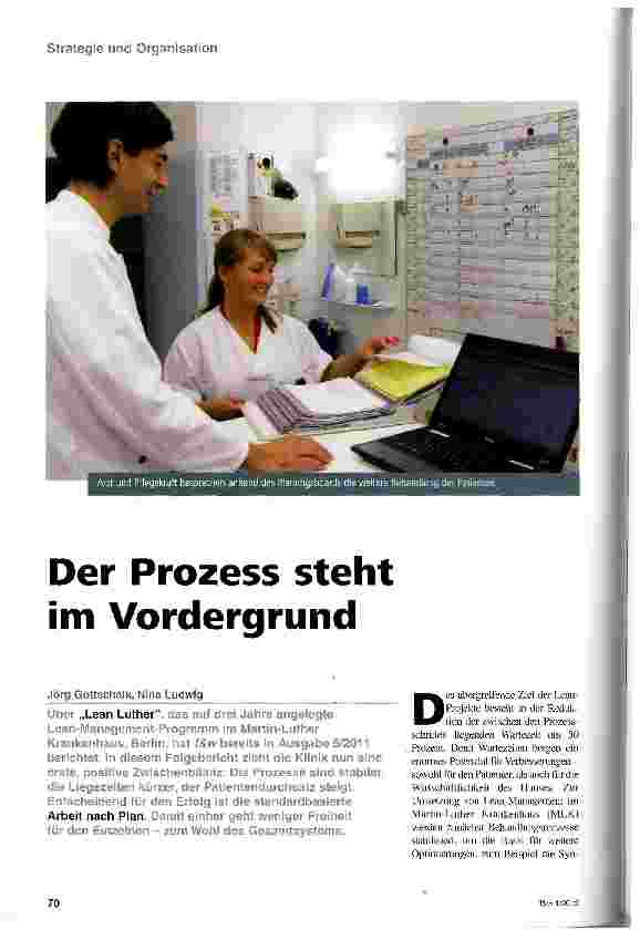 Vorschauseite 1: Der Prozess steht im Vordergrund