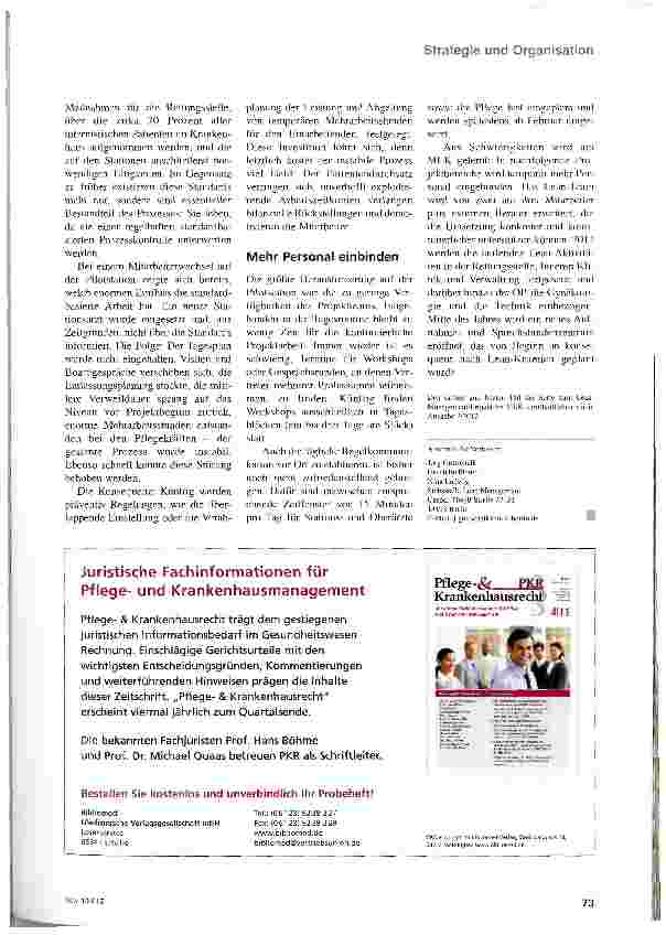 Vorschauseite 4: Der Prozess steht im Vordergrund