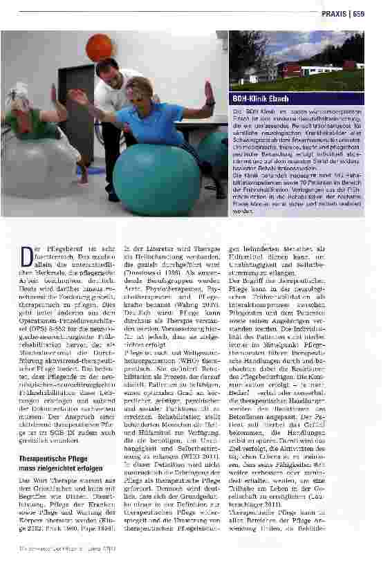Vorschauseite 2: RehabilitationspflegePflege ist therapeutisch!