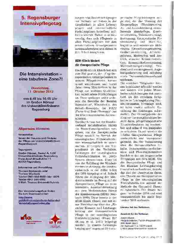 Vorschauseite 3: RehabilitationspflegePflege ist therapeutisch!