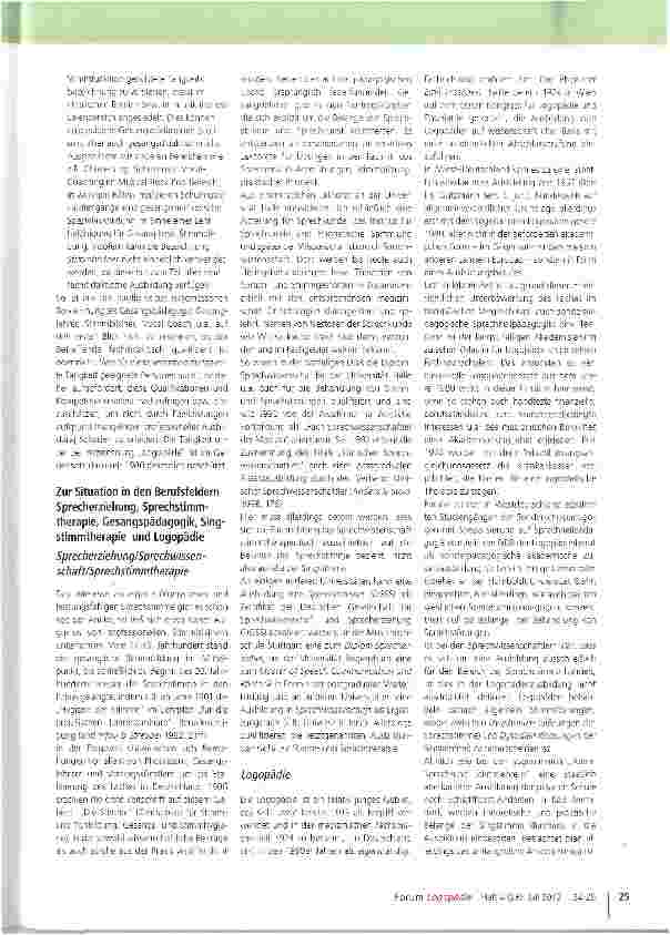 Vorschauseite 2: Stimmbildung und Stimmtherapie - Grenzgebiete