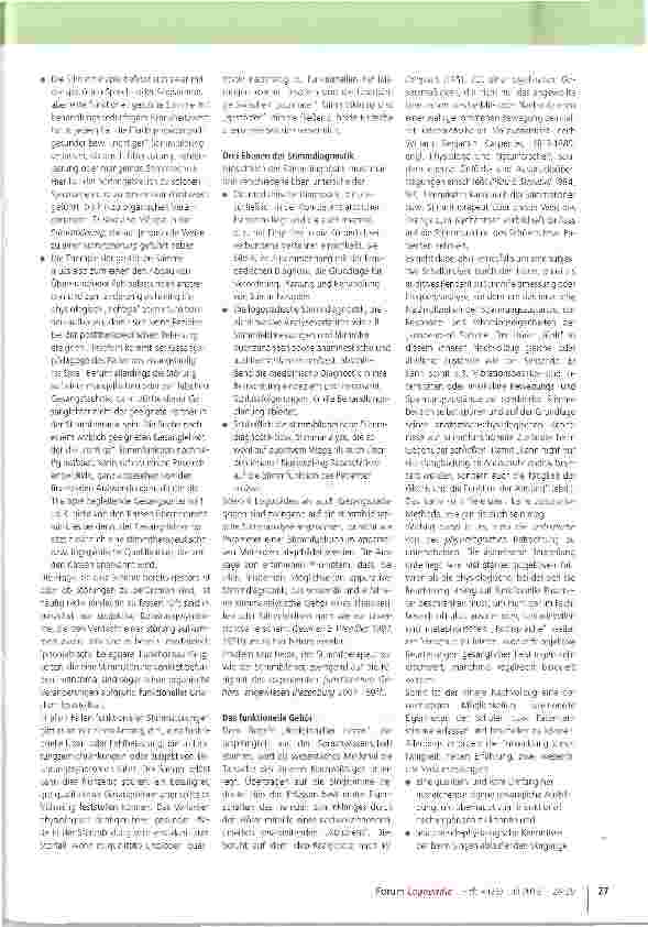 Vorschauseite 4: Stimmbildung und Stimmtherapie - Grenzgebiete
