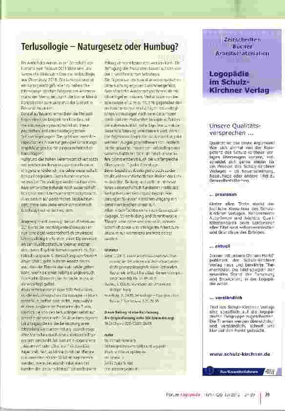 Vorschauseite 6: Stimmbildung und Stimmtherapie - Grenzgebiete