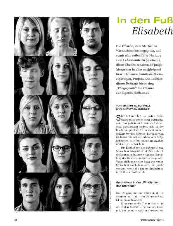 Vorschauseite 1: In den Fußtapsen von Elisabeth Kübler-Ross