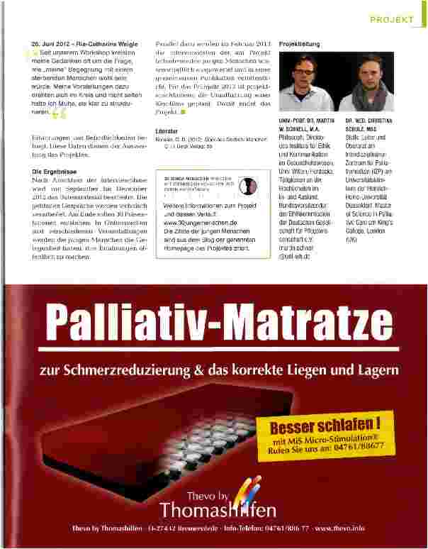 Vorschauseite 4: In den Fußtapsen von Elisabeth Kübler-Ross