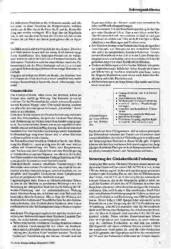 Vorschauseite 2: Die Nebennierenrinde und ihre Hormone Kurze Darstellung von Theorie und Klinik sowie Einführung in ...