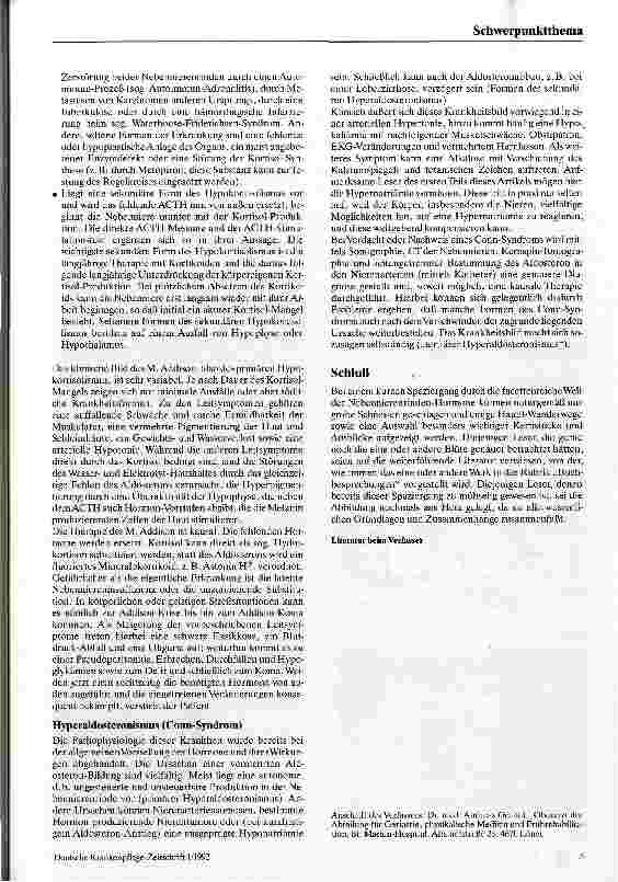 Vorschauseite 4: Die Nebennierenrinde und ihre Hormone Kurze Darstellung von Theorie und Klinik sowie Einführung in ...