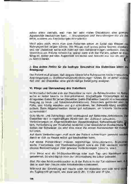 Vorschauseite 6: Beobachtung und Pflege eines Patienten mit Diabetes mellitus