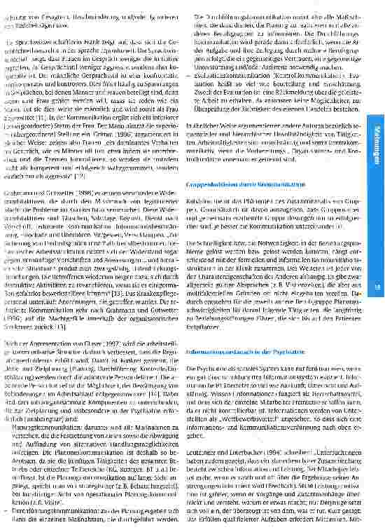 Vorschauseite 3: Kommunikation im Team der Psychiatrie