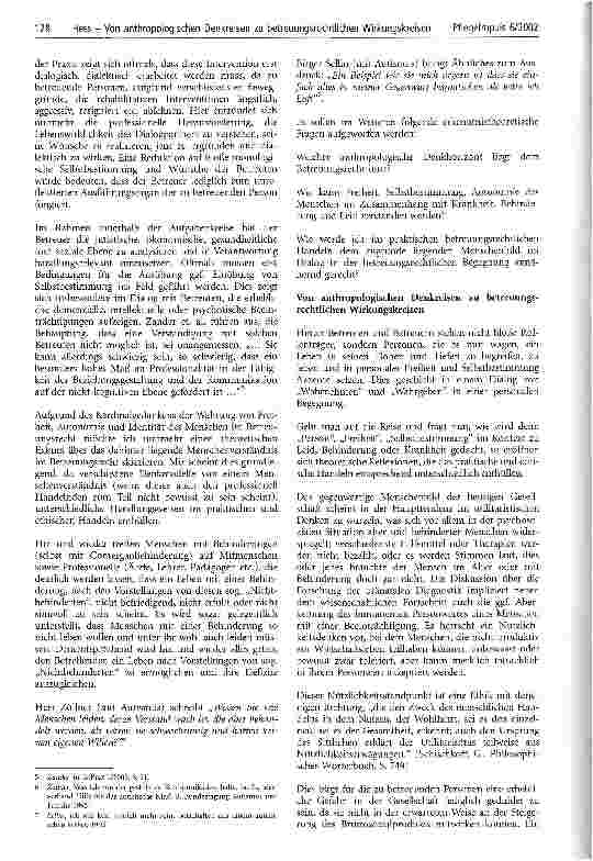 Vorschauseite 2: Von anthropologischen Denkreisen zu betreuungsrechtlichen Wirkungskreisen Eine anthropologische Reflexion des Betreuungsrechts