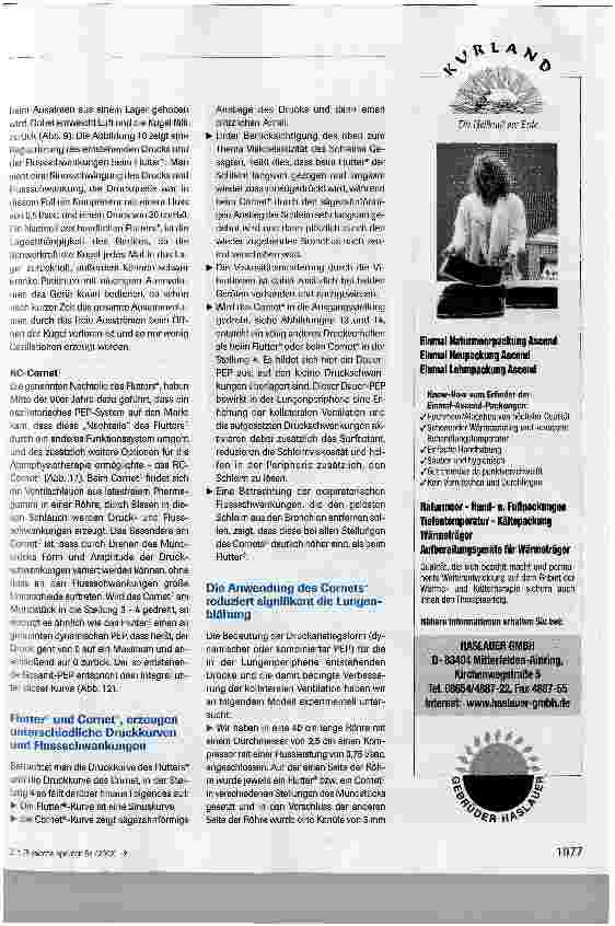Vorschauseite 6: Therapie der Mucostase -was taugt wirklich?