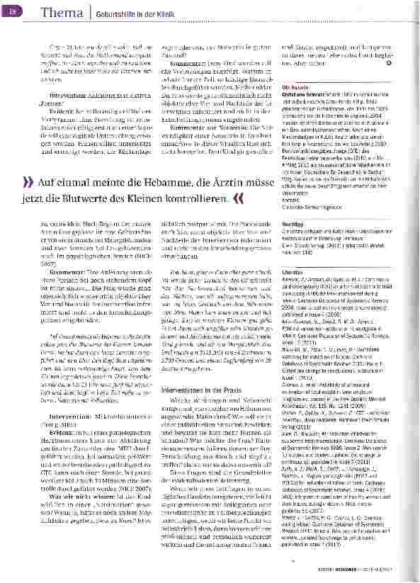 Vorschauseite 4: Unnötige Interventionen vermeiden