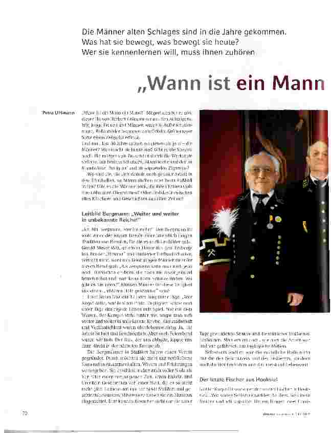 Vorschauseite 1: Wann ist ein Mann ein Mann?