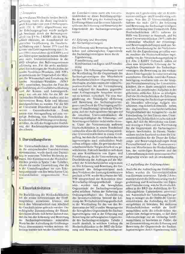 Vorschauseite 2: Vgl. Betrachtung des Einführungsstandes der kfm. doppelten Buchführung in Universitätskliniken aus der Sicht des Landes Nordrhein-Westfalen