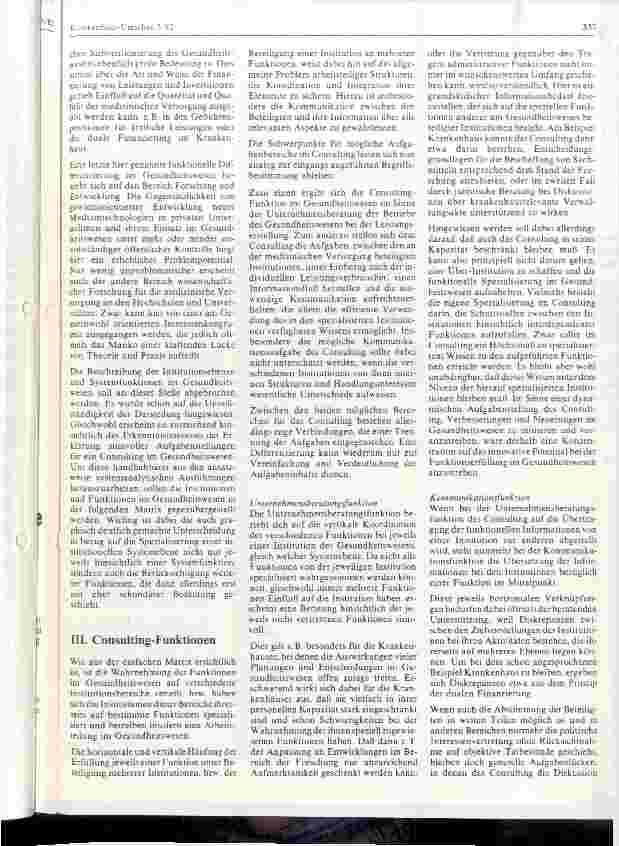 Vorschauseite 3: Consulting im Gesundheitswesen
