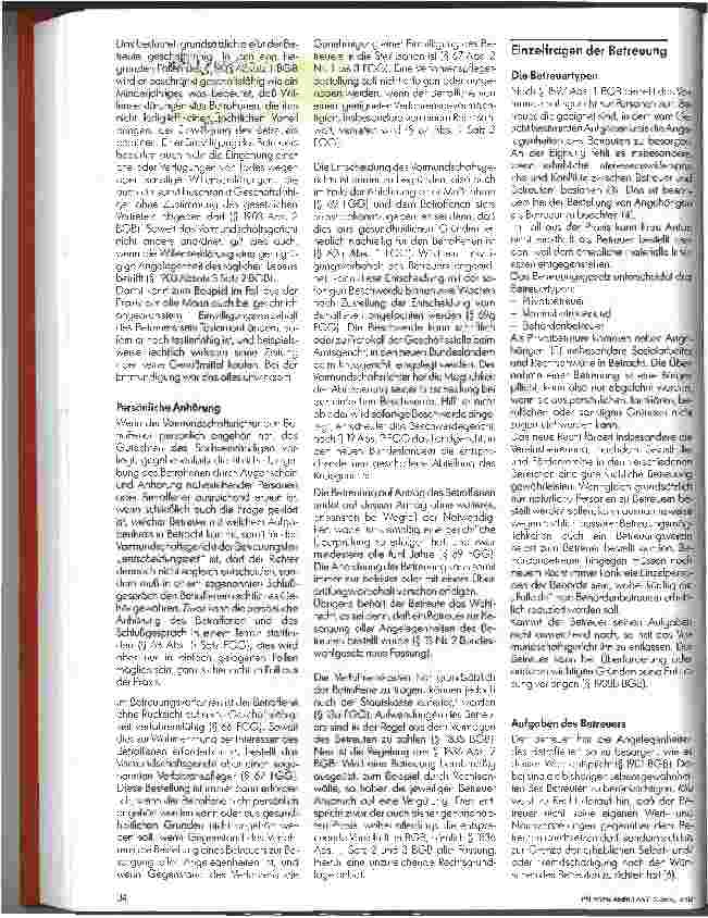 Vorschauseite 2: Das neue Betreuungsund Unterbringungsrecht 2. Teil