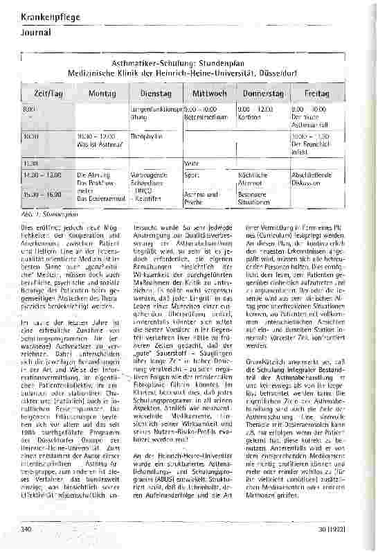 Vorschauseite 3: Welche Vorteile bringt die Patientenschulung bei Asthma-Patienten?