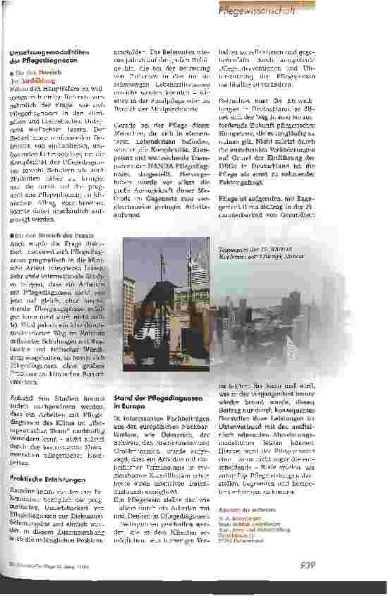 Vorschauseite 2: Pflegediagnosen Nur etwas für Wissenschaft und Forschung?