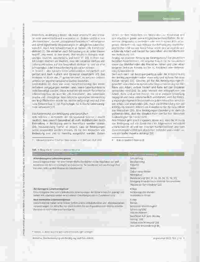 Vorschauseite 4: Die Wechselwirkung von Betätigung und Gesundheit in Lebensumbrüchen als Grundlage für eine präventiv-beratende Ergotherapie