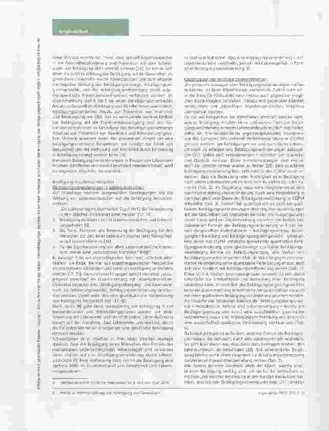 Vorschauseite 5: Die Wechselwirkung von Betätigung und Gesundheit in Lebensumbrüchen als Grundlage für eine präventiv-beratende Ergotherapie