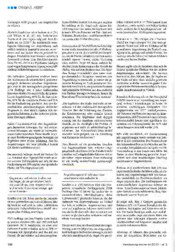 Vorschauseite 2: Angst und Angststörungen -Differenzialdiagnose, Ursachen und Empfehlungen für die Begutachtung