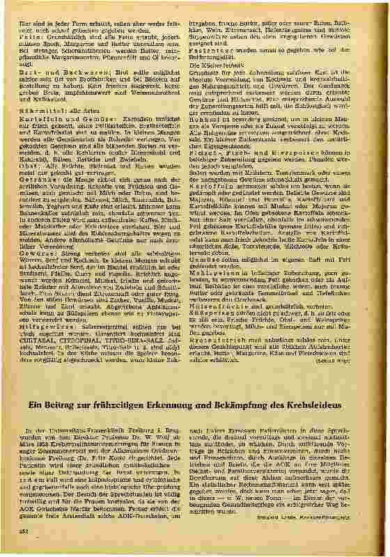 Vorschauseite 3: Was muß die Krankenschwester von der Diät wissen