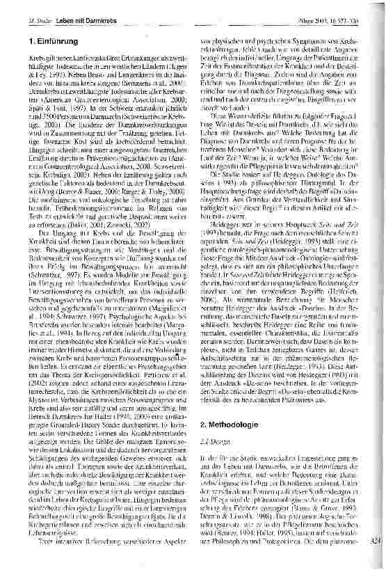 Vorschauseite 2: Leben mit Darmkrebs. Eine ontisch-empirische Studie