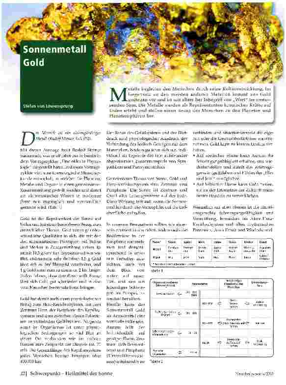 Vorschauseite 1: Sonnenmetall Gold